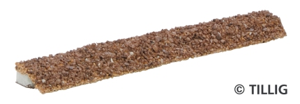 TILLIG 86611 - Böschungsstreifen dunkel (braun), Länge 950 mm (H0, H0e, H0m)